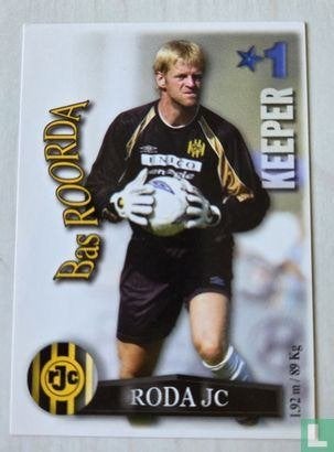 Spelerskaart Roda JC - Bas Roorda 2003, Verzamelen, Ophalen of Verzenden, Zo goed als nieuw, Roda JC, Spelerskaart