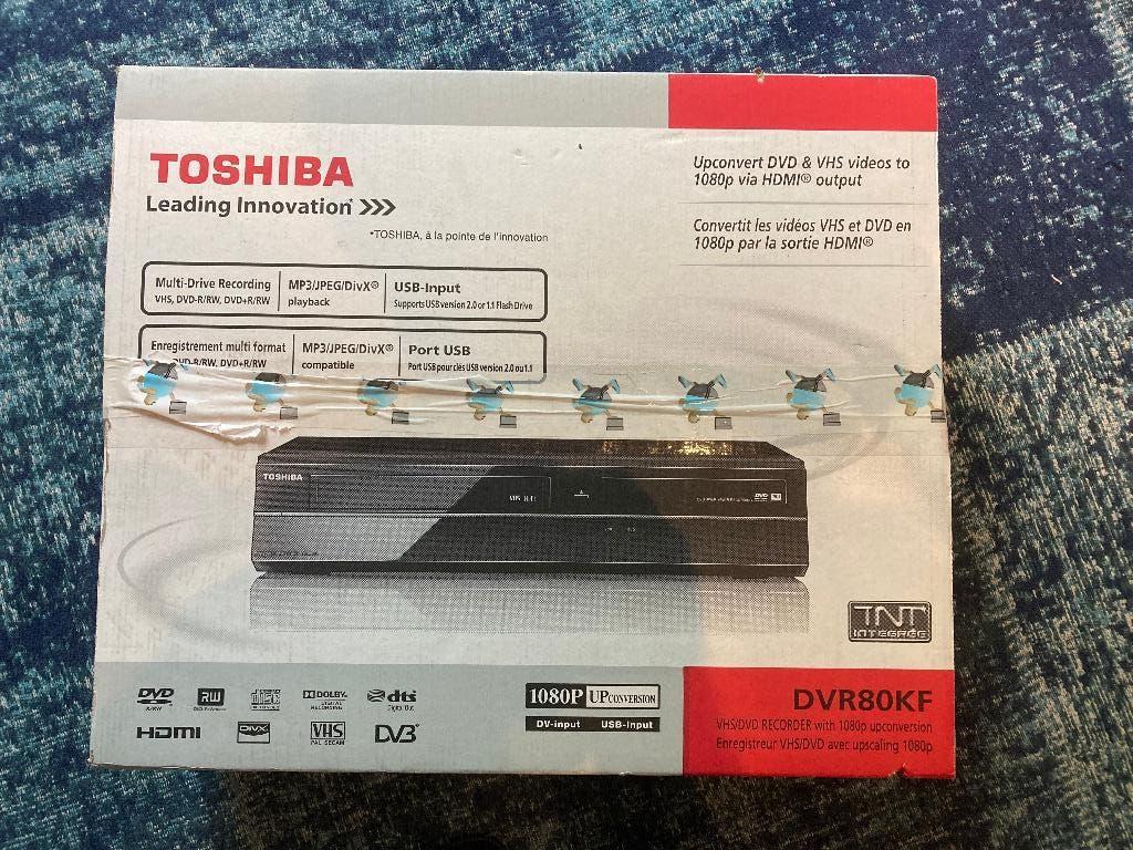 Toshiba DVR-80KF - DVD/VHS-speler/recorder, Ophalen, Nieuw