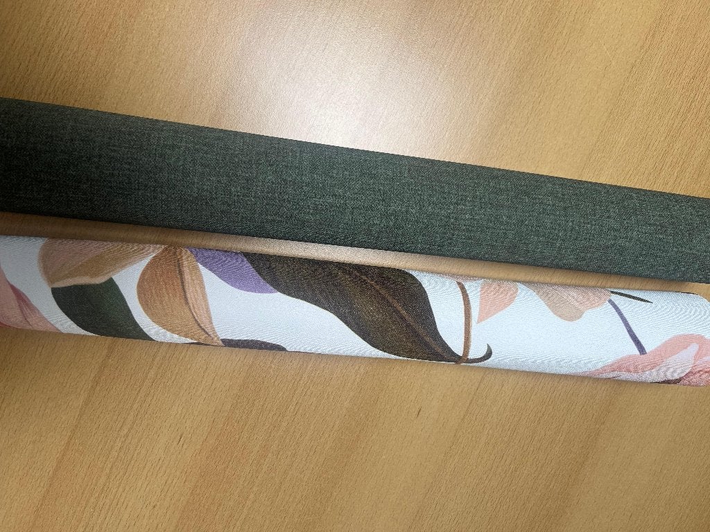 Behang restjes 2 halve rollen, Groen, ., Ophalen of Verzenden, .