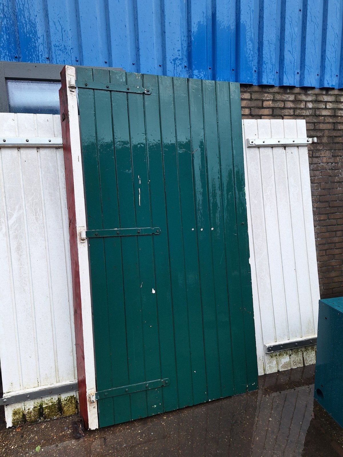 poort tuinpoort tuindeur garage deur schuur deur, Ophalen of Verzenden, Hout, Draaipoort, 150 tot 200 cm