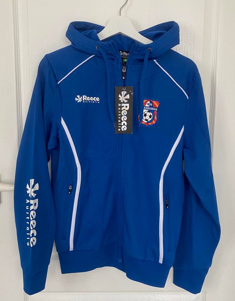Nieuw Reece trainingsjas sportvest capuchon vest jas L 52 54, Maat 52/54 (L), Blauw, Nieuw, Ophalen of Verzenden