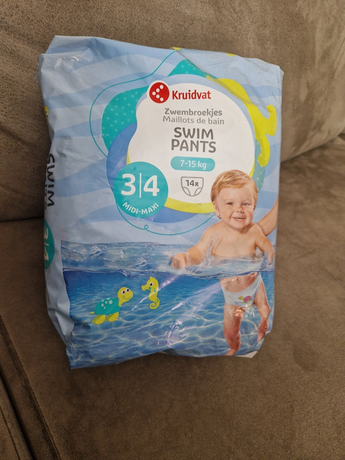 Kruidvat Zwembroekjes Swim Pants Maat 3/4 (7-15 kg), Jongetje of Meisje, Nieuw, Ophalen of Verzenden, Zwemluier