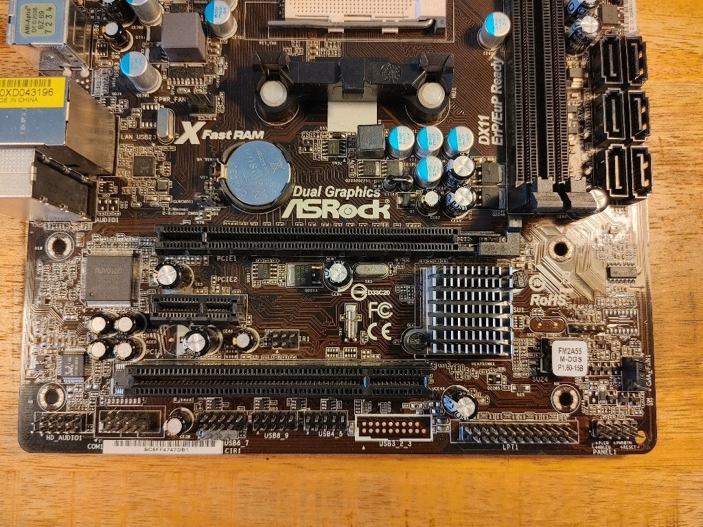 ASRock FM2A55M-DGS Socket FM2 mATX Moederbord, Computers en Software, Info@asrock.nl, Refurbished, DDR3, Ophalen of Verzenden