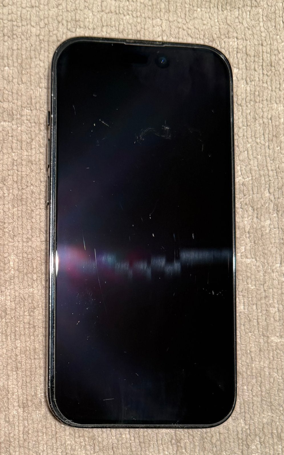 iPhone 14 Pro 128GB - Goede staat, batterij 75%, 75 %, Zwart, Ophalen of Verzenden, 128 GB