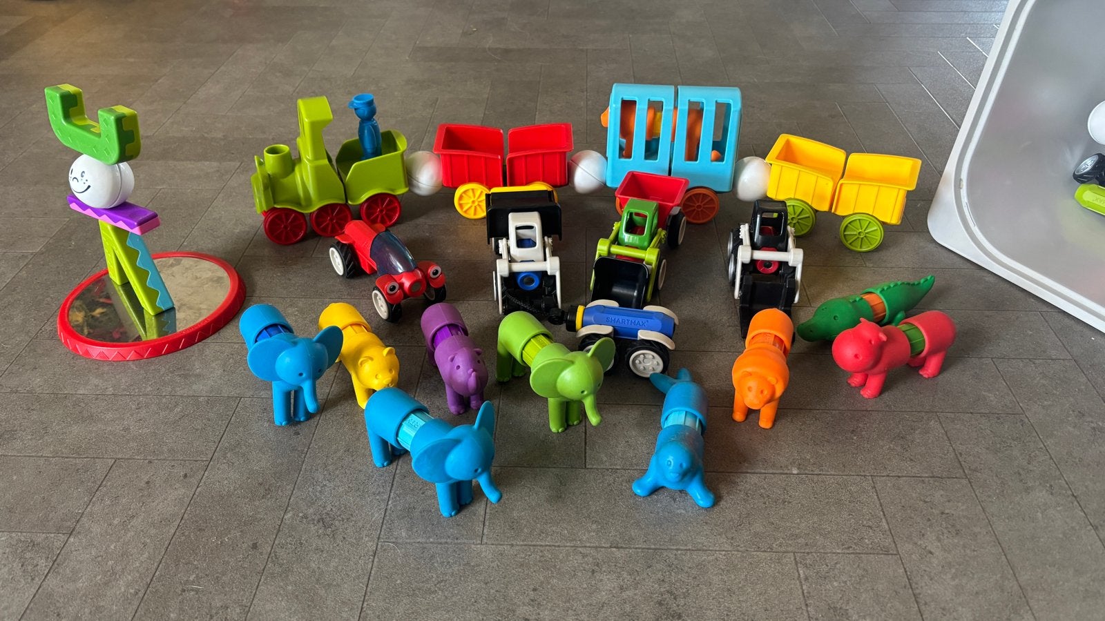 Grote SmartMax set met voertuigen en dieren, Ophalen, Gebruikt, Jongen of Meisje