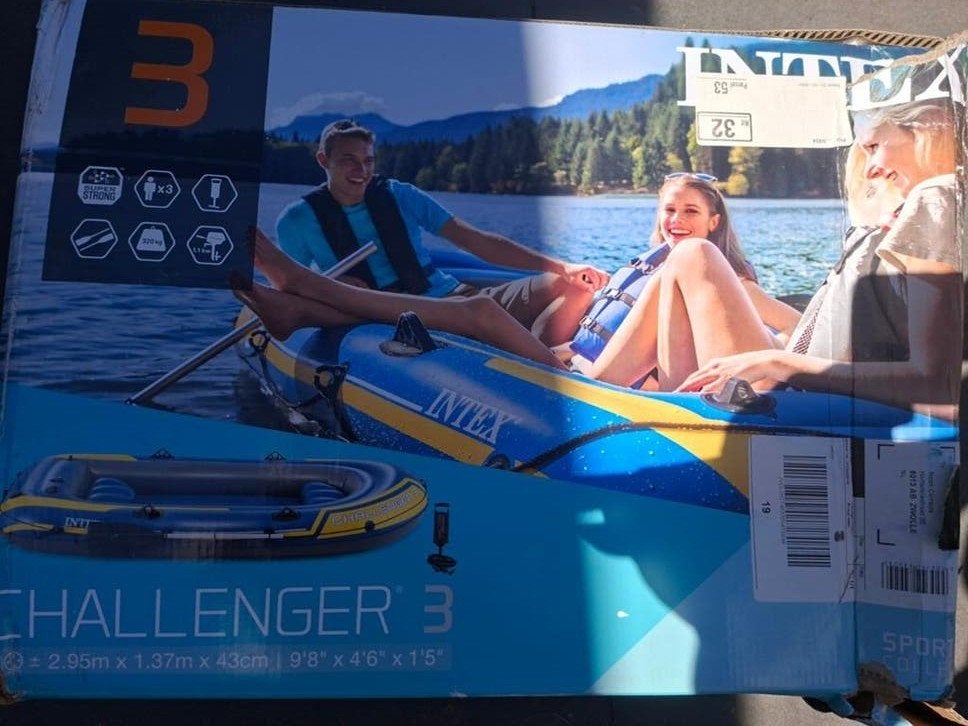 Intex Challenger 3 rubberboot, Ophalen of Verzenden, Zo goed als nieuw