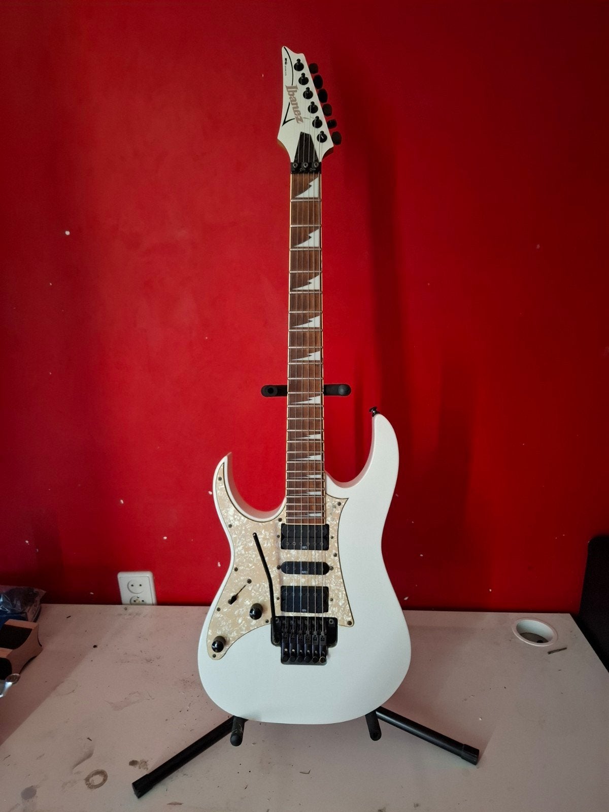 Linkshandige Ibanez RG350DXZL (2012), Ophalen, Gebruikt, Solid body, Ibanez