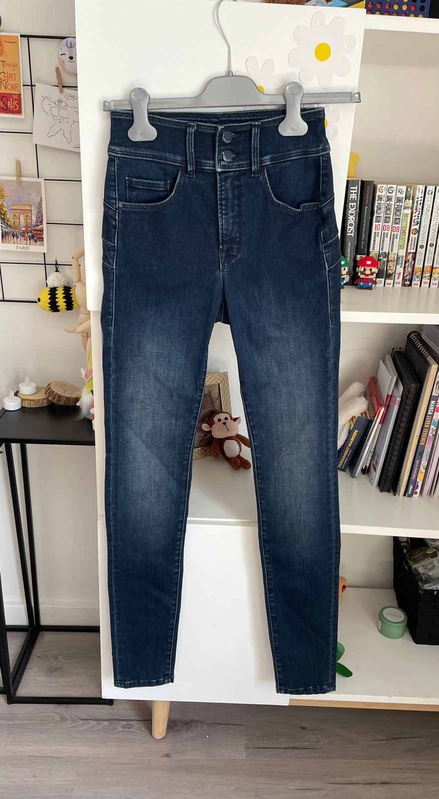 Salsa skinny jeans, Ophalen of Verzenden, Zo goed als nieuw, Blauw, W27 (confectie 34) of kleiner