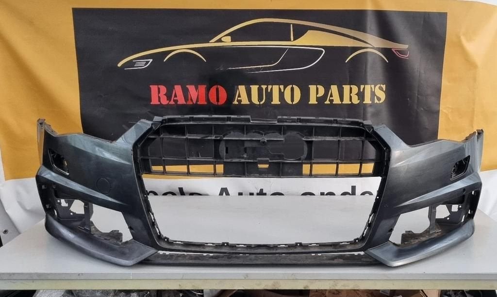 VOORBUMPER AUDI A6 4G C7 FACELIFT S LINE BUMPER 4G0807437AB, Gebruikt, -, Voor, -