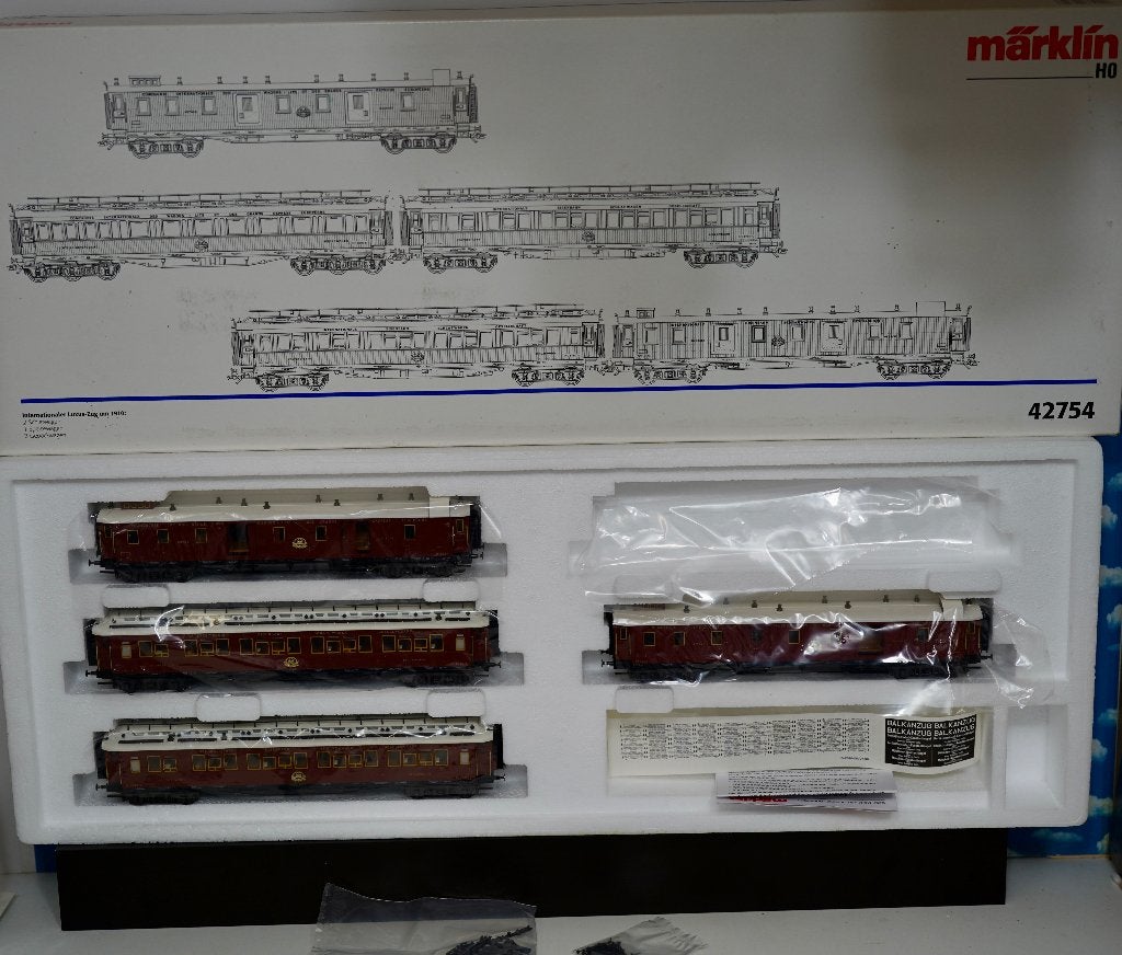 Marklin 42754  "Balkan- / Oriënt-Express"(ofwel de Internati, Wisselstroom, Ophalen of Verzenden, Märklin, Nieuw