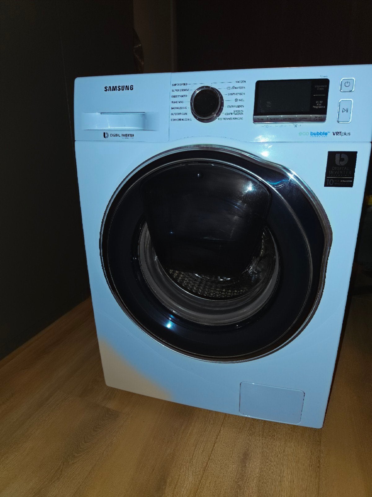 Samsung WW80K6604QW AddWash wasmachine - EcoBubble, Ophalen, 1200 tot 1600 toeren, 8 tot 10 kg, Zo goed als nieuw