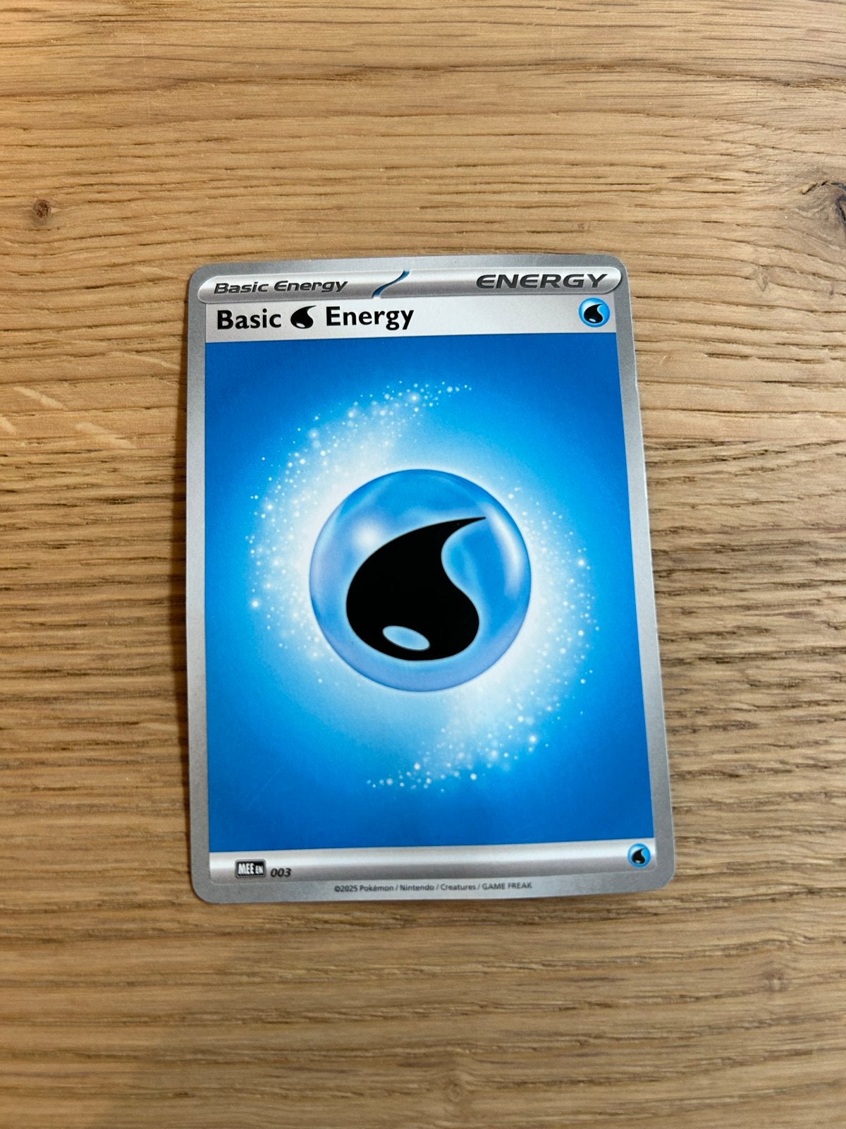 Pokémon Basic Energy Water MEE 003, Ophalen of Verzenden, Zo goed als nieuw, Losse kaart