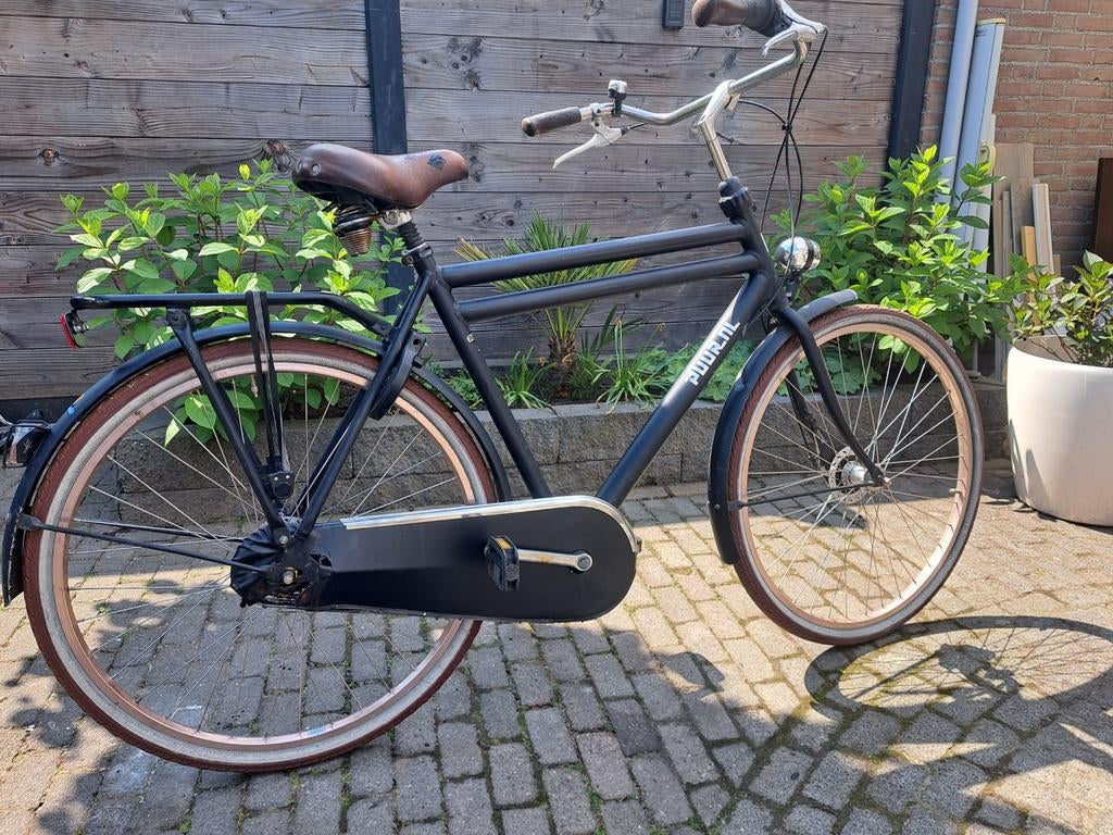 Gazelle Puur 28" transportfiets 7v  igs, Ophalen, Gebruikt, Versnellingen, 57 tot 61 cm