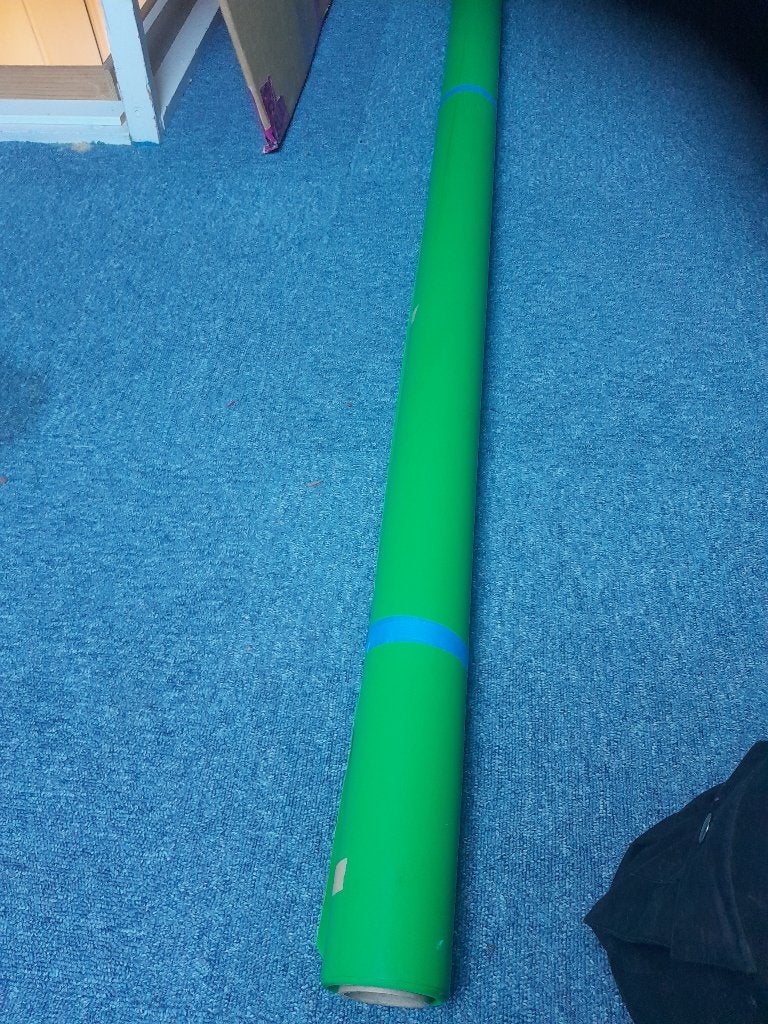 green screen achtergrond papier, Audio, Tv en Foto, Fotografie | Fotostudio en Toebehoren, Zo goed als nieuw, Achtergrond, Overige merken