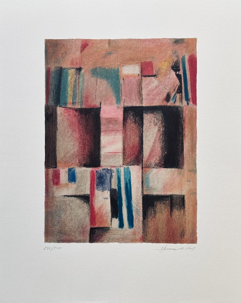 Zeefdruk Hans van de Ven  ZOMEROPRUIMING, Gesigneerd, Verzenden, Zeefdruk