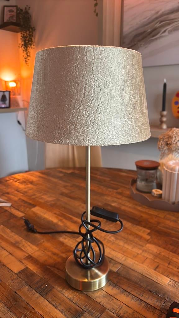 Leuke lamp, Huis en Inrichting, Ophalen of Verzenden, Zo goed als nieuw, Minder dan 50 cm