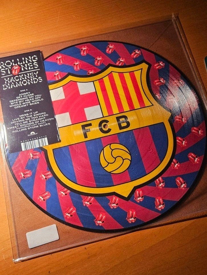 Rolling Stones Hackney Diamonds FC Barcelona Picture Disc, Limited edition, LP, Rock, Ophalen of Verzenden