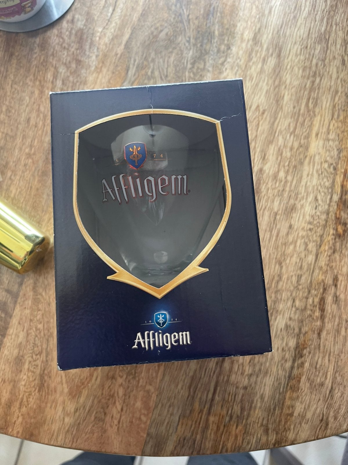 bierglas en kerstboomhangers 2, Ophalen, Zo goed als nieuw, Bierglas