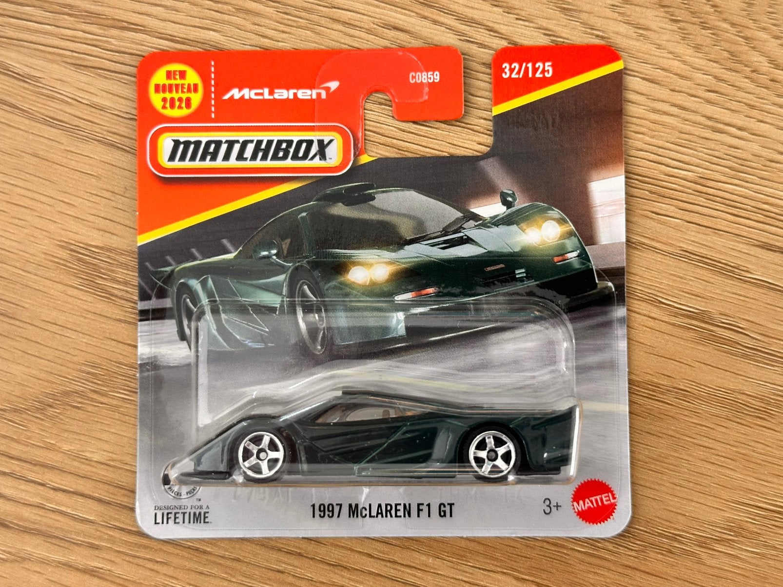 Matchbox 1:64 - 1997 McLaren F1 GT, Ophalen of Verzenden, Zo goed als nieuw, Auto