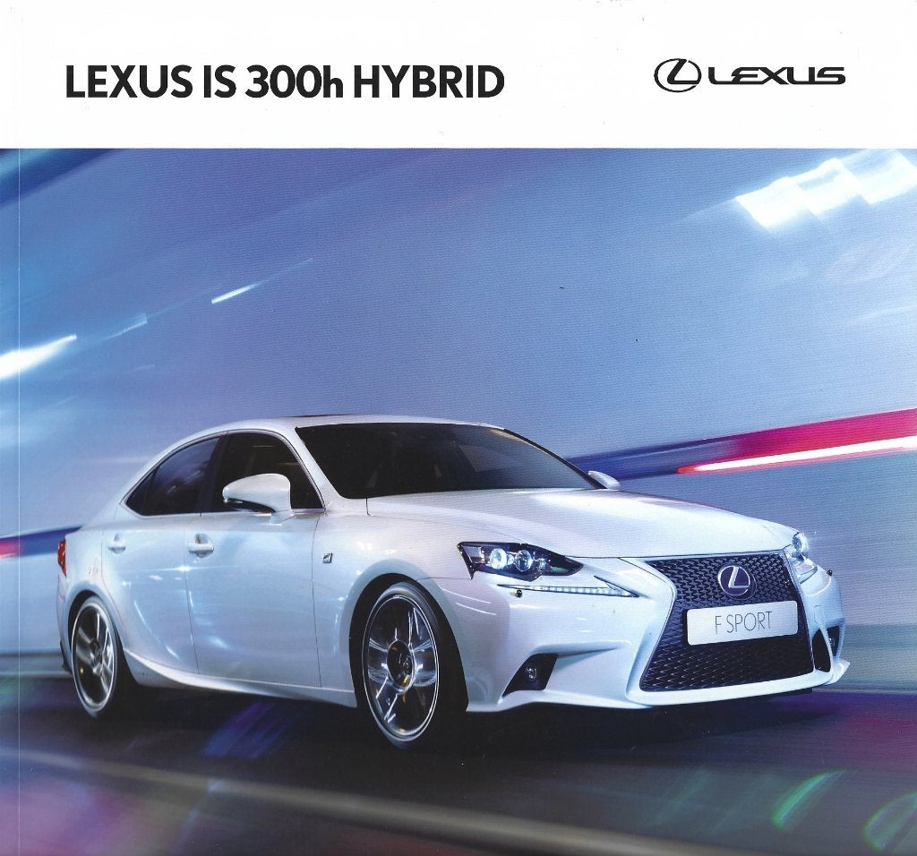 Brochure Lexus IS 300h Hybrid 2014, Ophalen of Verzenden, Gelezen, Overige merken