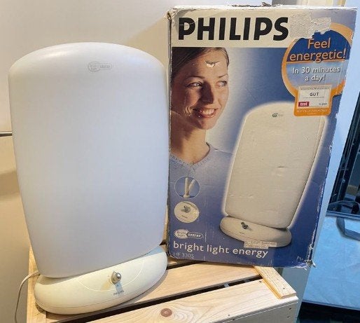Philips Bright Light HF3305 – Lichttherapielamp, Ophalen of Verzenden, Zo goed als nieuw, Overige typen