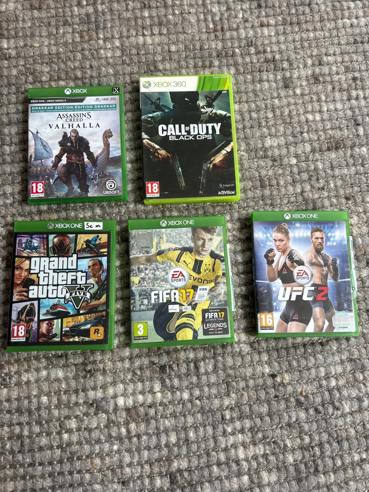 Xbox One & 360 Spellen: Assassin's Creed, GTA V, FIFA, UFC, Ophalen, Gebruikt, Vanaf 18 jaar, Overige genres