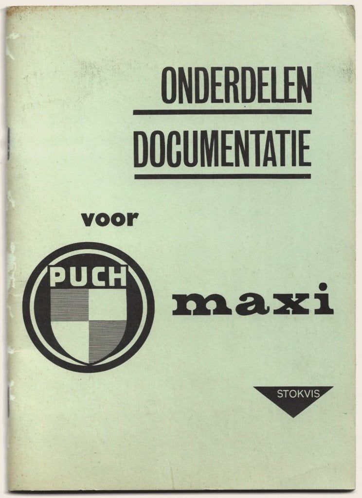 Puch Maxi onderdelenlijst bromfiets 1969, Verzenden, Zo goed als nieuw