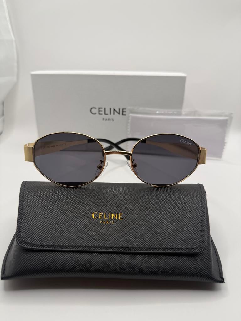 Celine Zonnebril Goudkleurig - Nieuw, Overige merken, Zonnebril, Overige kleuren, Nieuw