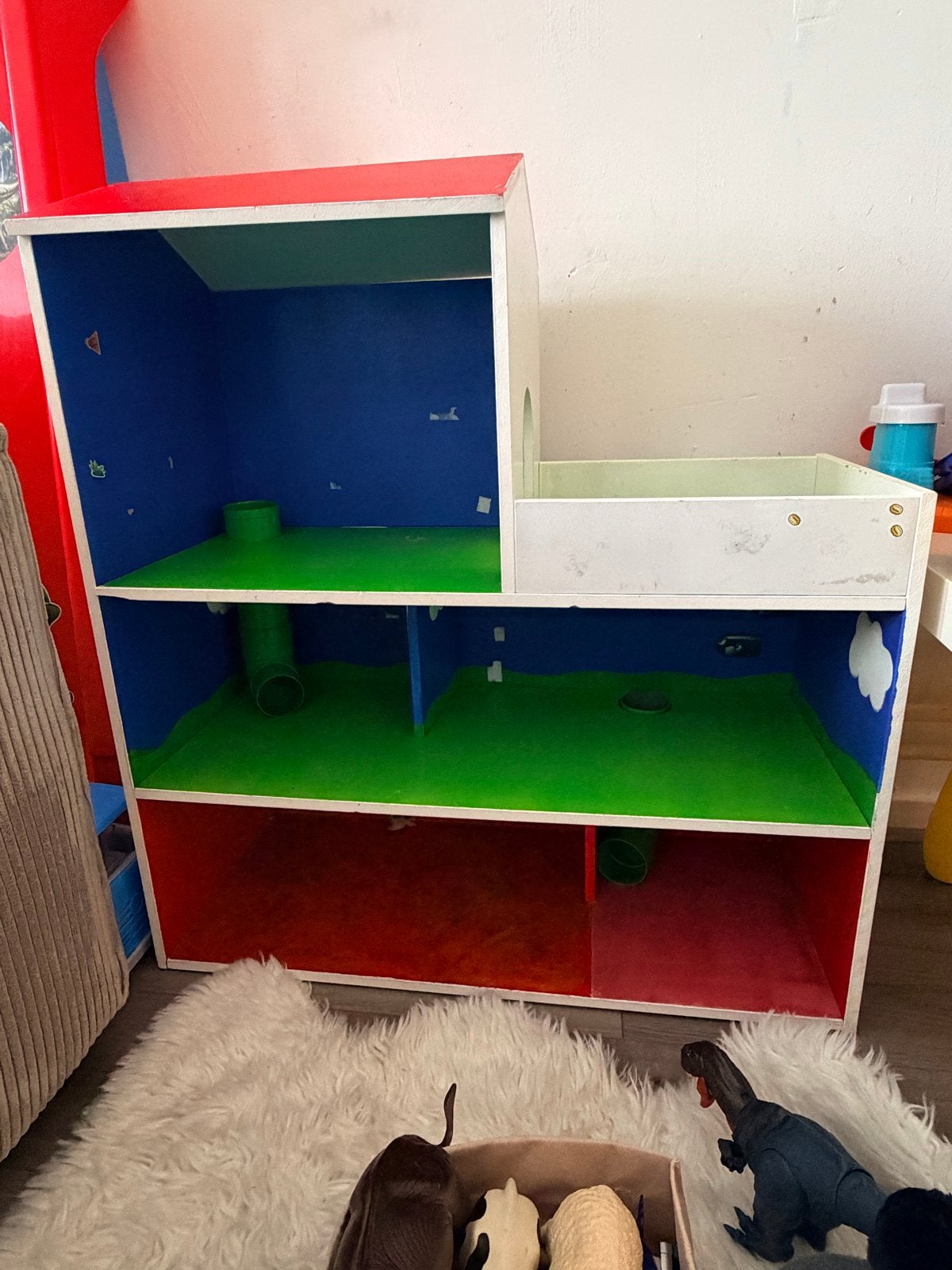 Mario kingdom met Diverse Knuffels: Super Mario, SpidyDisney, Gebruikt, Overige typen, Ophalen of Verzenden, Nintendo