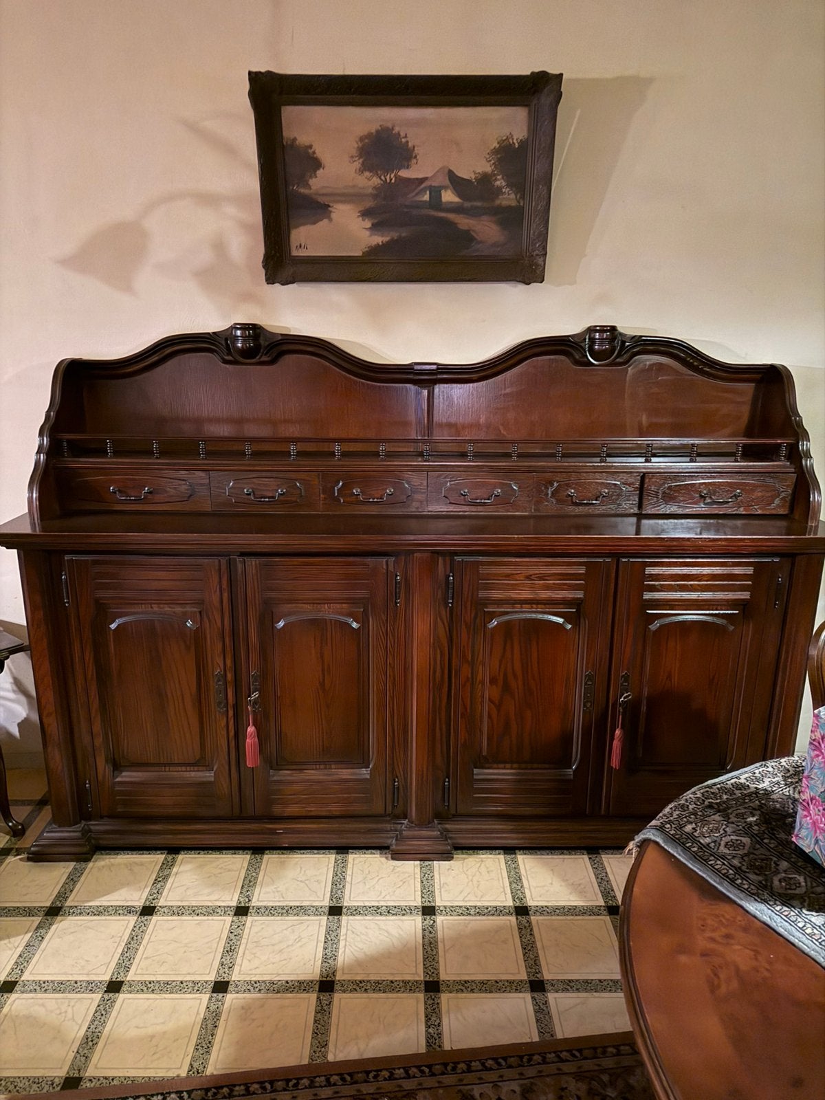 Mooie zeer oude kast, puntgaaf, Ophalen of Verzenden