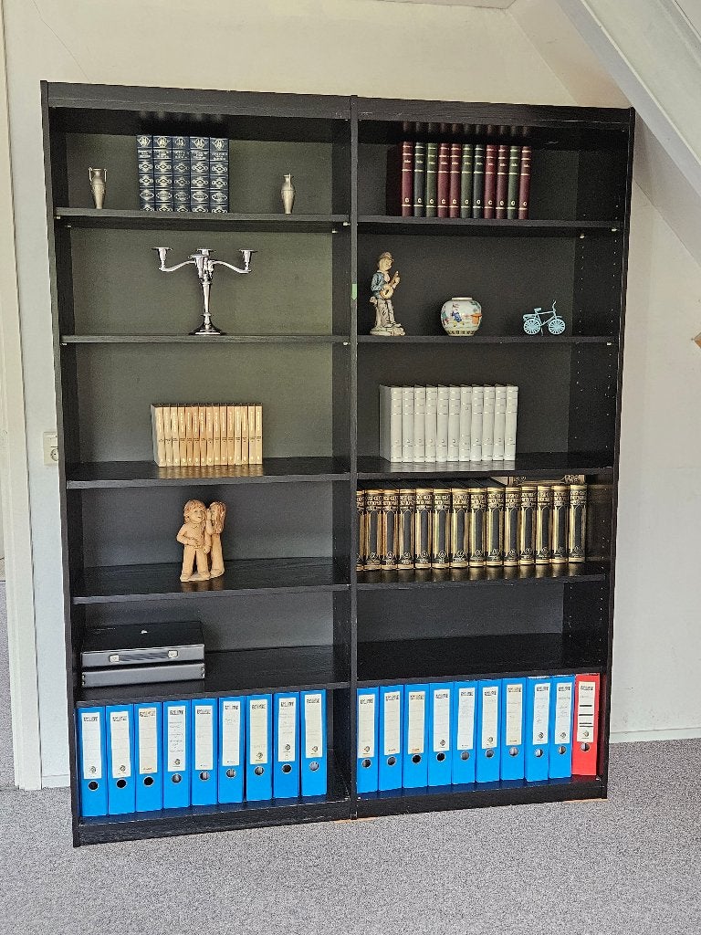 Tweedelig boekenkast, Ophalen, 50 tot 100 cm, Zo goed als nieuw, 150 tot 200 cm