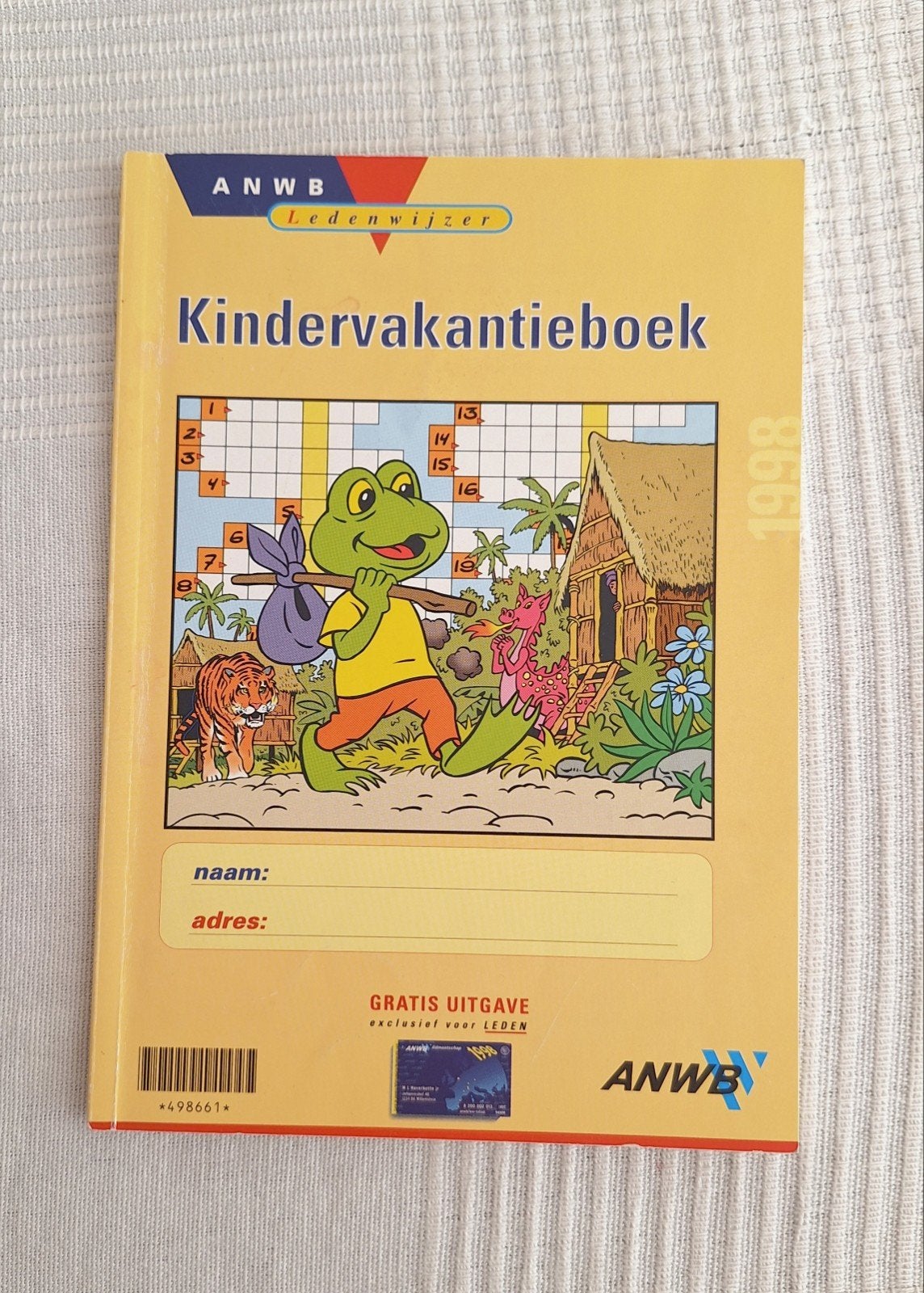 NIEUW! Kindervakantieboek ANWB, Ophalen of Verzenden, Nieuw