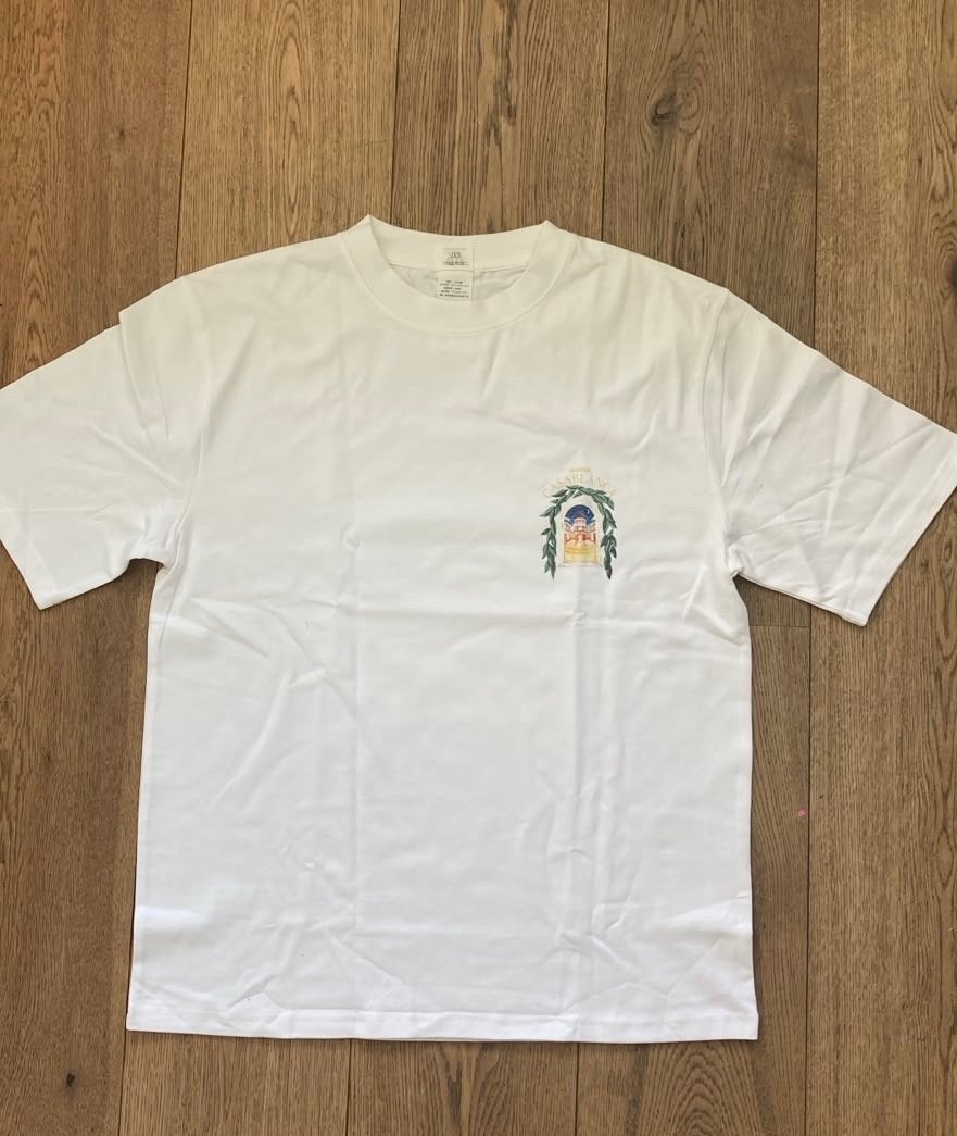Casablanca T-shirt met print, maat L, Ophalen of Verzenden, Nieuw, Maat 52/54 (L), Wit