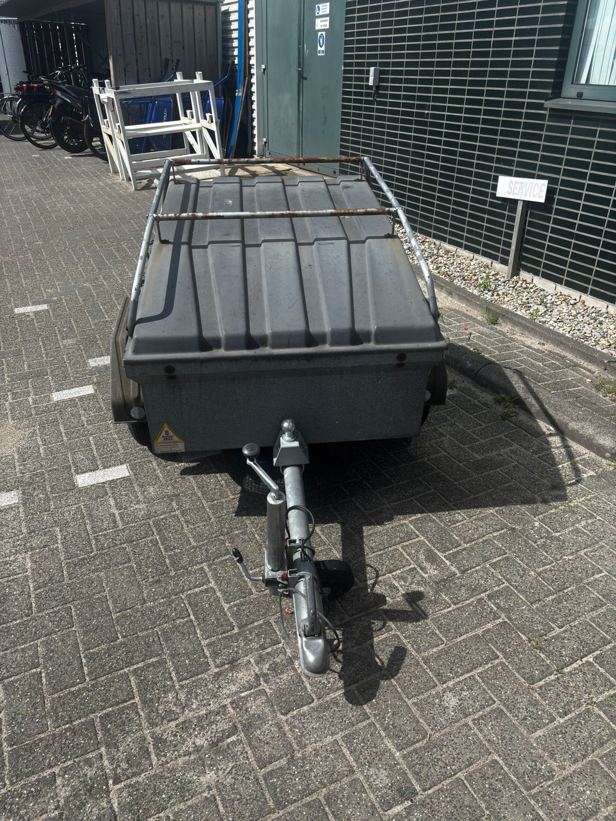 Bagagewagen, saris, speedy, aanhanger, Ophalen