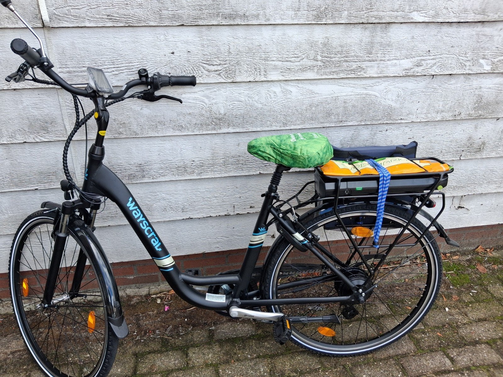 Wayscral elektrische fiets - Zo goed als nieuw, Zo goed als nieuw, 51 tot 55 cm, 50 km per accu of meer, Ophalen