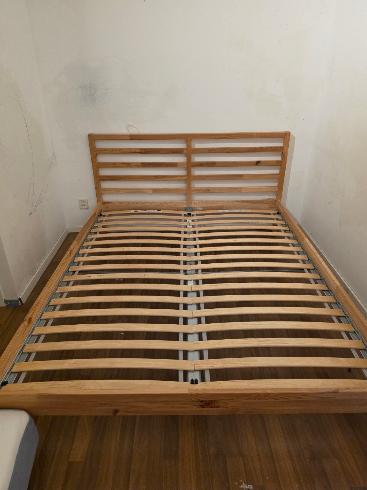IKEA LURÖY Tweepersoonsbed met lattenbodem, Gebruikt, Overige kleuren, Modern, Scandinavisch, Tweepersoons