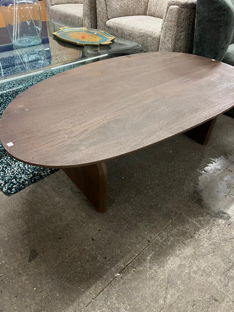 Ovale salontafel nieuw!, Huis en Inrichting, Tafels | Eettafels, Ophalen, 100 tot 150 cm, ., Nieuw