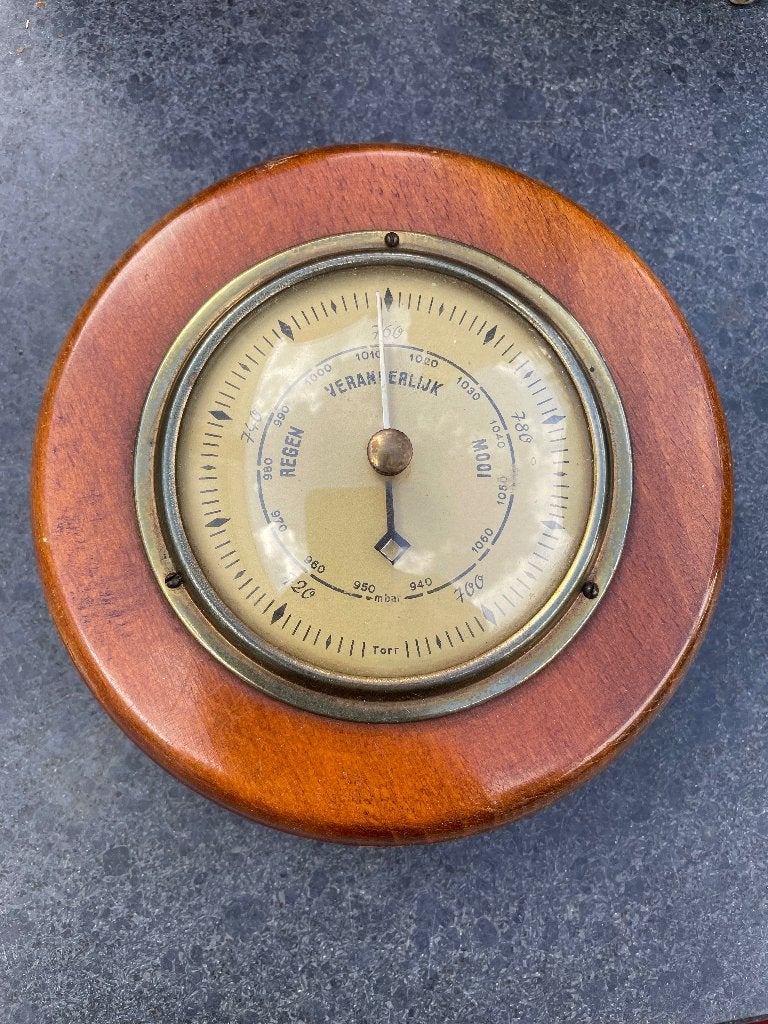 Fraaie (scheeps) barometer, Antiek en Kunst, Ophalen of Verzenden