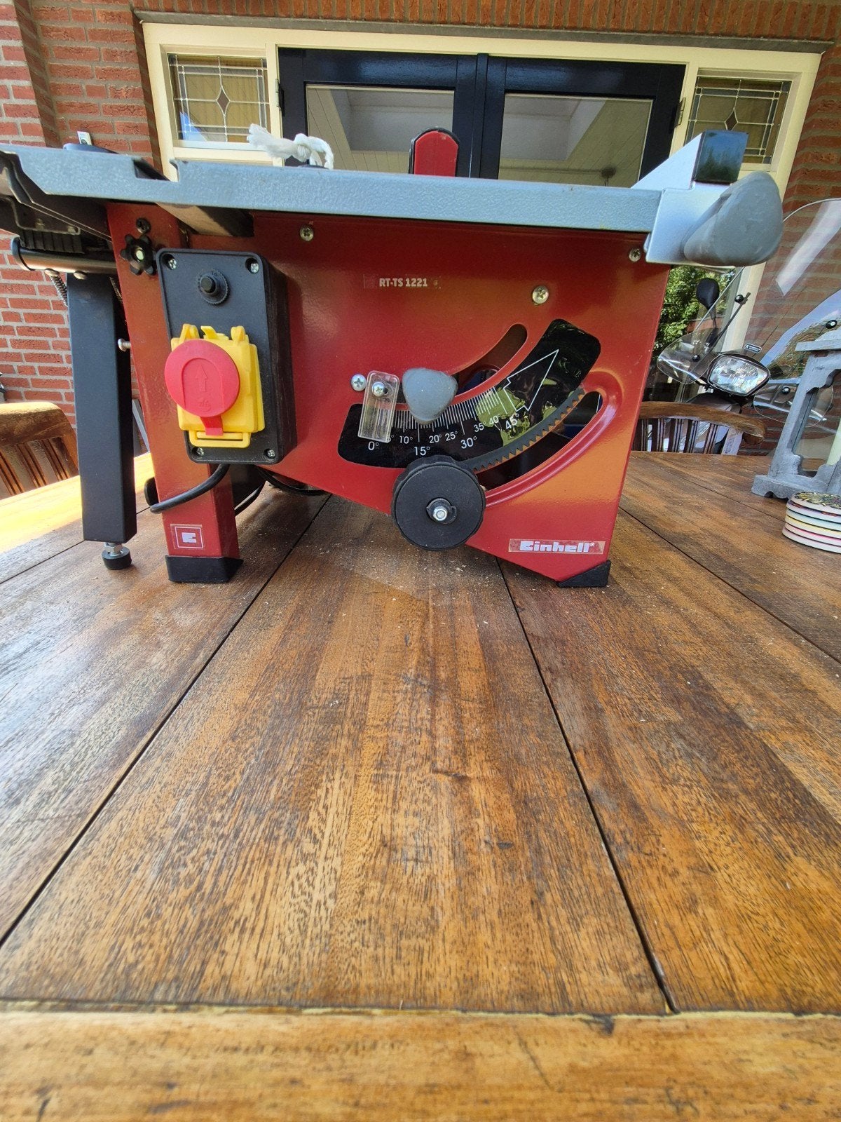tafel cirkelzaag Einhell RT-TS-1221, Ophalen of Verzenden, Gelijkstroom, Overige merken