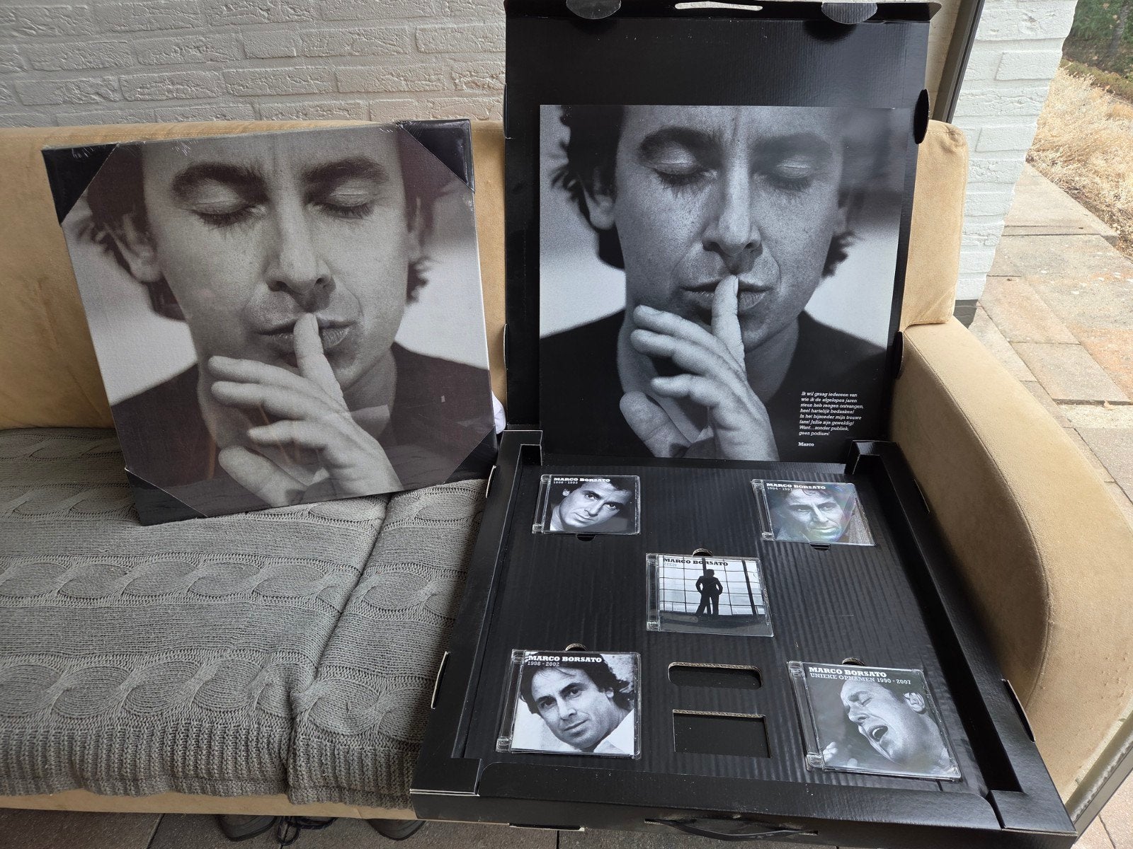Marco Borsato Boxset 1990-2002 met schilderij en poster, Ophalen of Verzenden, Album