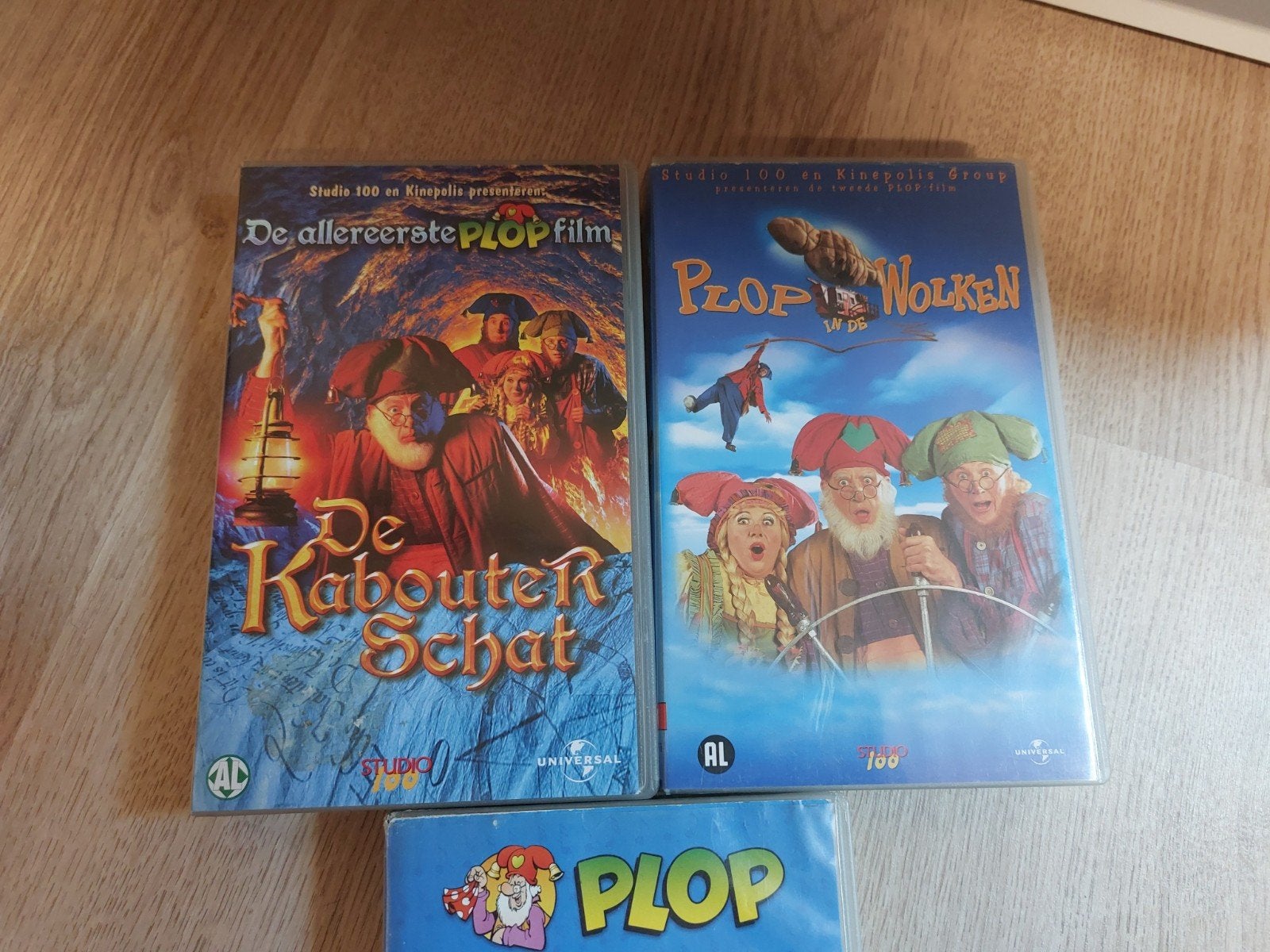 3x kabouter Plop videoband, Cd's en Dvd's, VHS | Kinderen en Jeugd, Ophalen of Verzenden