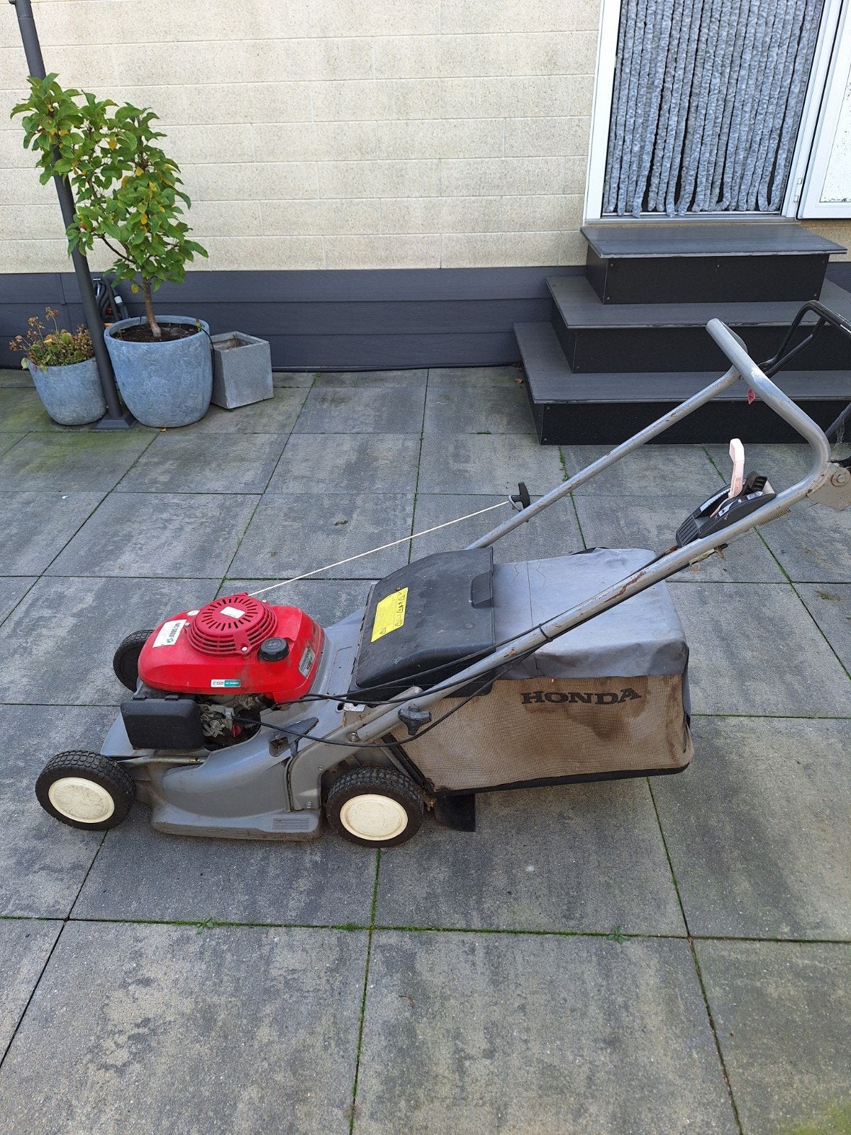 Honda grasmaaier - Benzine - Met opvangzak, Tuin en Terras, Ophalen, Cirkelmaaier, Honda, Gebruikt