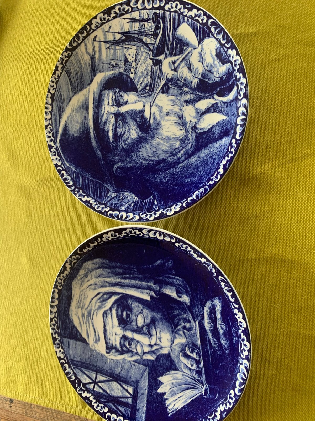 Blauwe wandborden, Ophalen of Verzenden