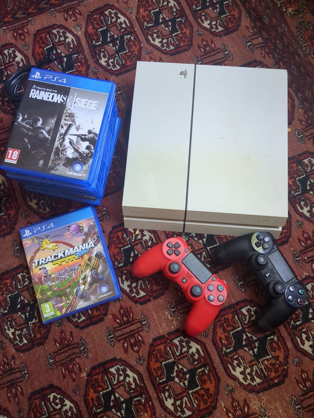 PS4 + 2 controllers  + 10 games, Ophalen, Online, Gebruikt, Vanaf 18 jaar