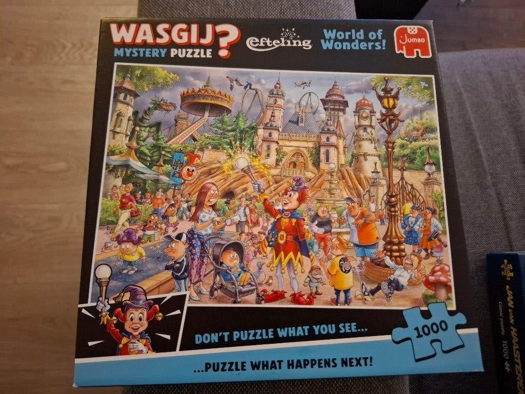 Wasgij Efteling puzzel, Ophalen, 500 t/m 1500 stukjes, Zo goed als nieuw, Legpuzzel
