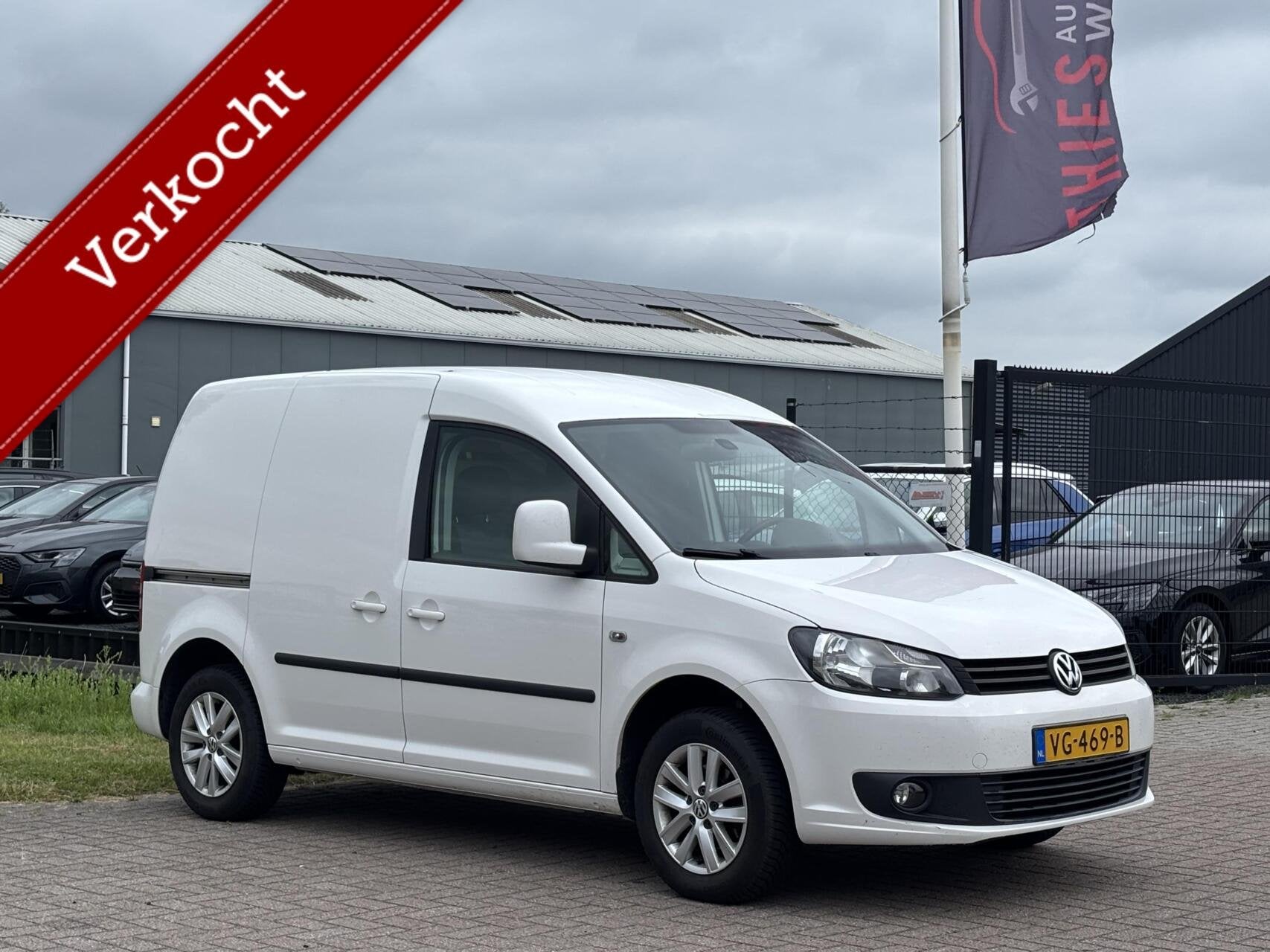 Volkswagen Caddy Bestel 1.6 TDI trekhaak cruise airco pdc, Euro 5, Gebruikt, 4 cilinders, 700 kg