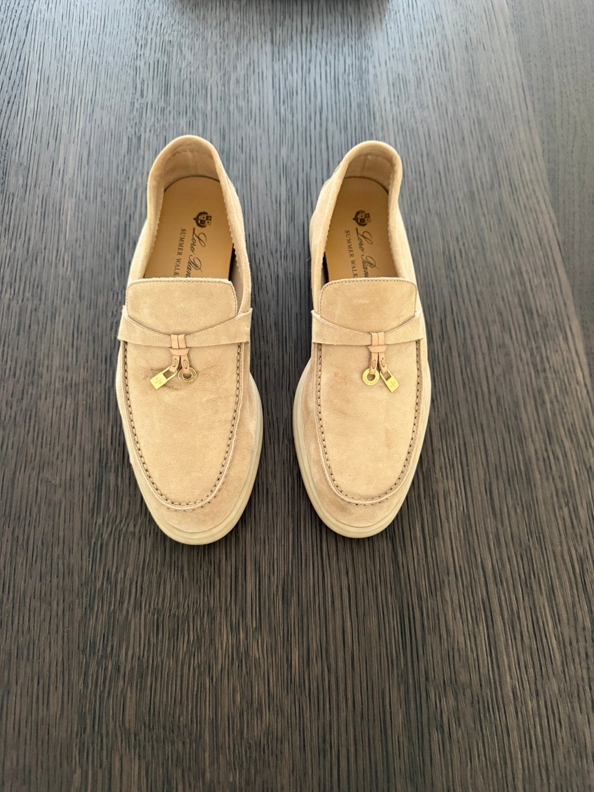Loro Piana Summer Walk, Verzenden, Beige, Zo goed als nieuw, Espadrilles of Moccasins