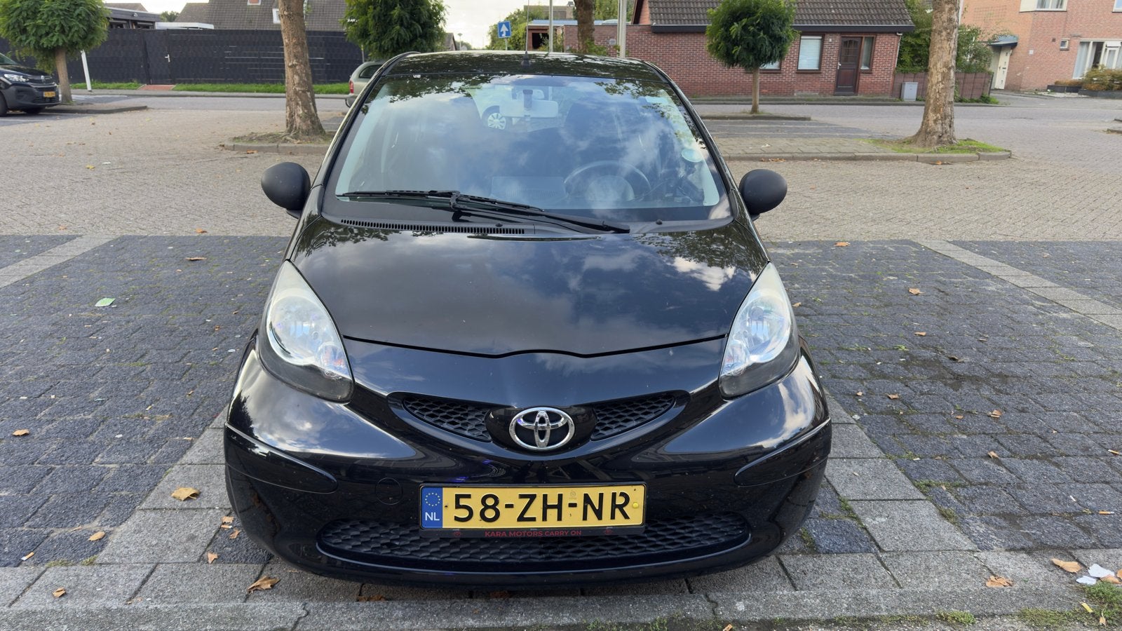 Toyota Aygo 1.0 12V Vvt-i 5DRS 2008 Zwart, Auto's, Voorwielaandrijving, 4 stoelen, Origineel Nederlands, Bedrijf