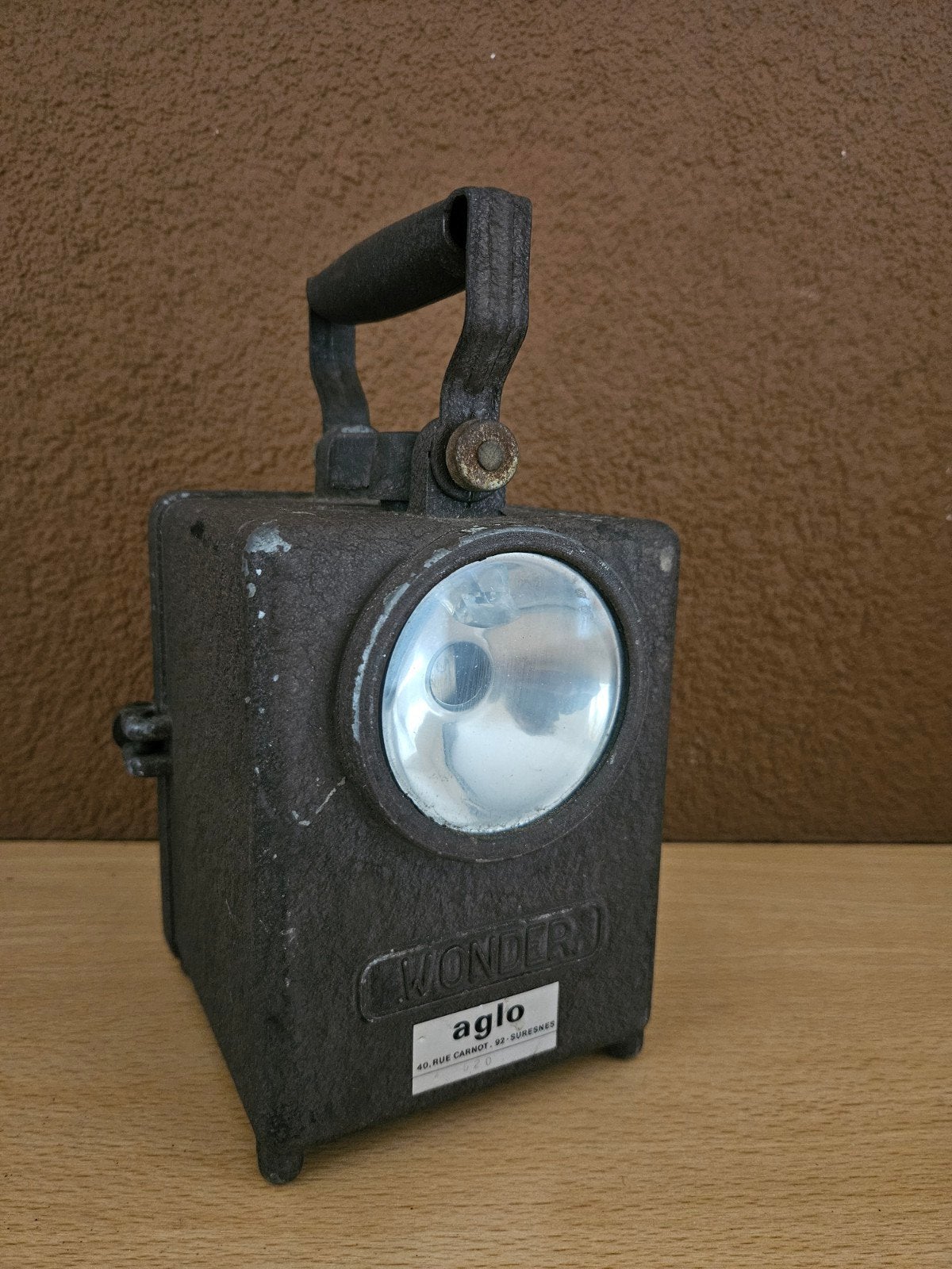 Vintage Wonder Aglo mijnlamp / zaklamp, Ophalen of Verzenden