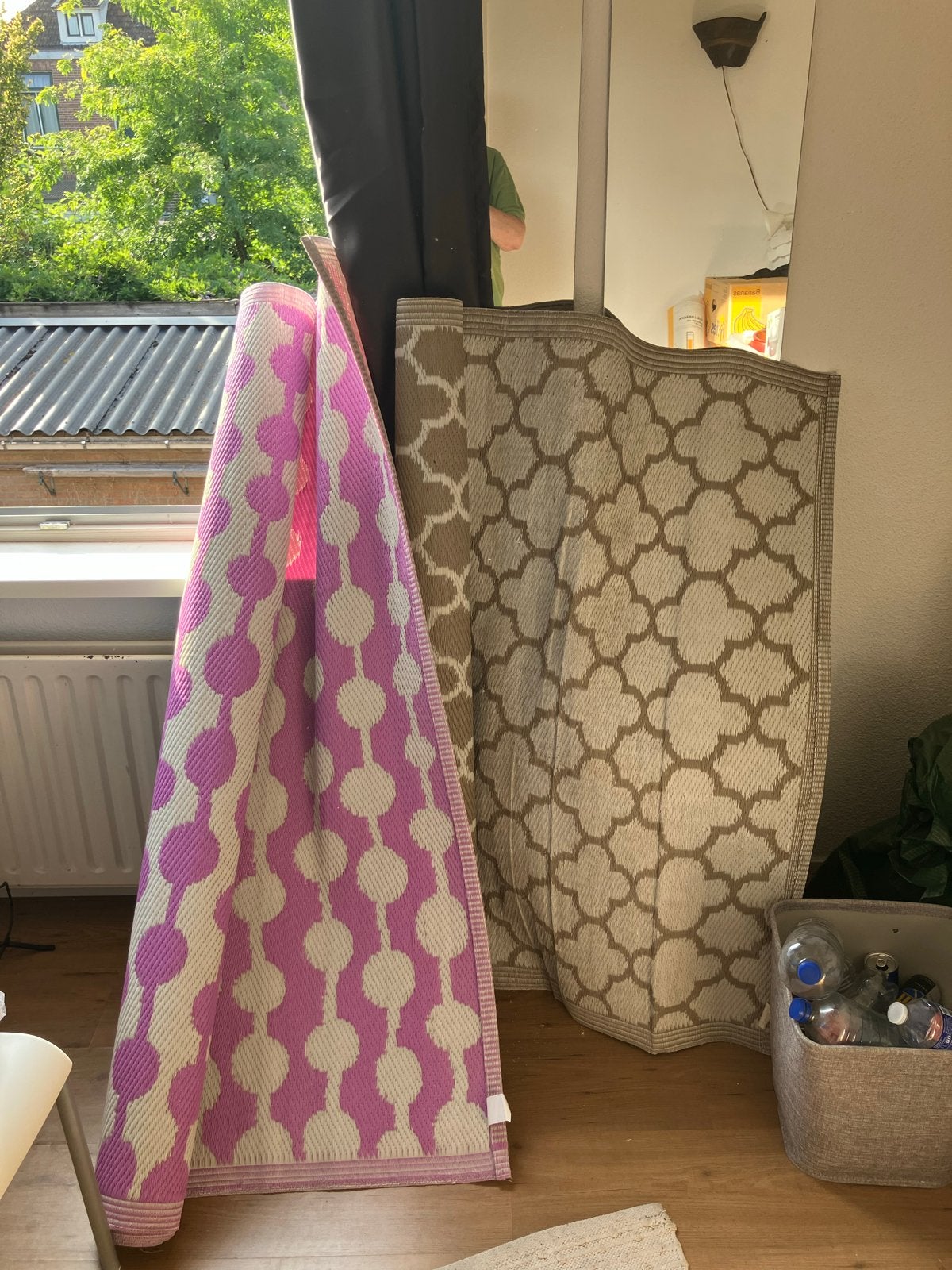 2x Kleed voor binnen en buiten - Roze en Beige, Ophalen, Gebruikt, Roze